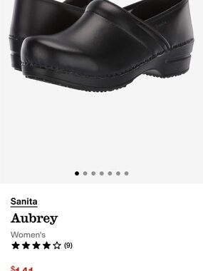 Sanita Black Women's Slip-On Clog